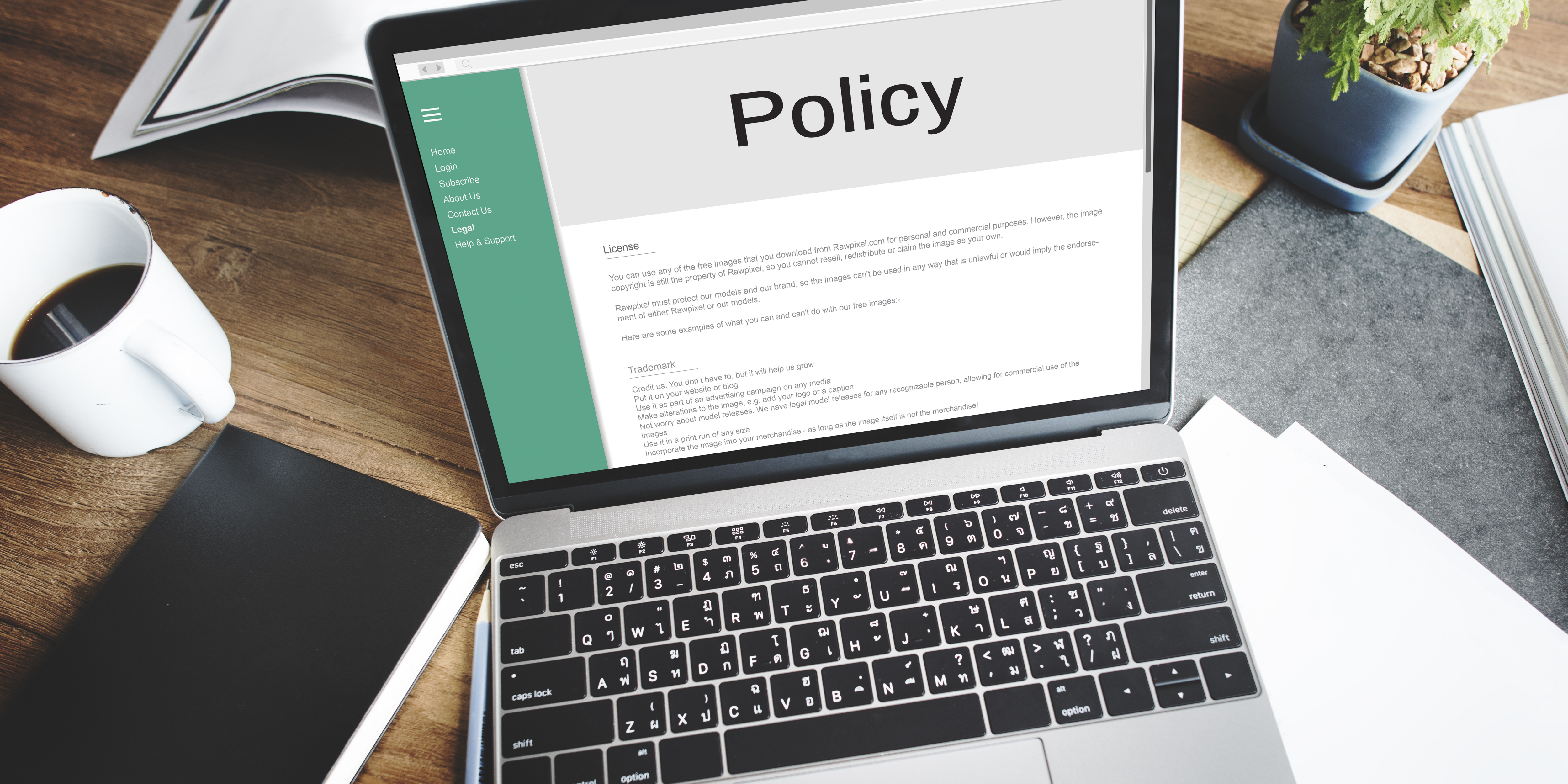 Abstrakt bakgrundsbild för integritetspolicy